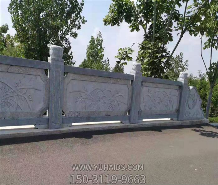 街道路边装饰青石栏板摆件博鱼网页版