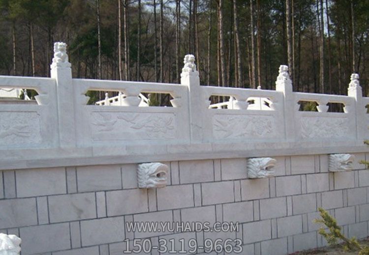 景区眺望台汉白玉栏杆狮子石雕博鱼网页版