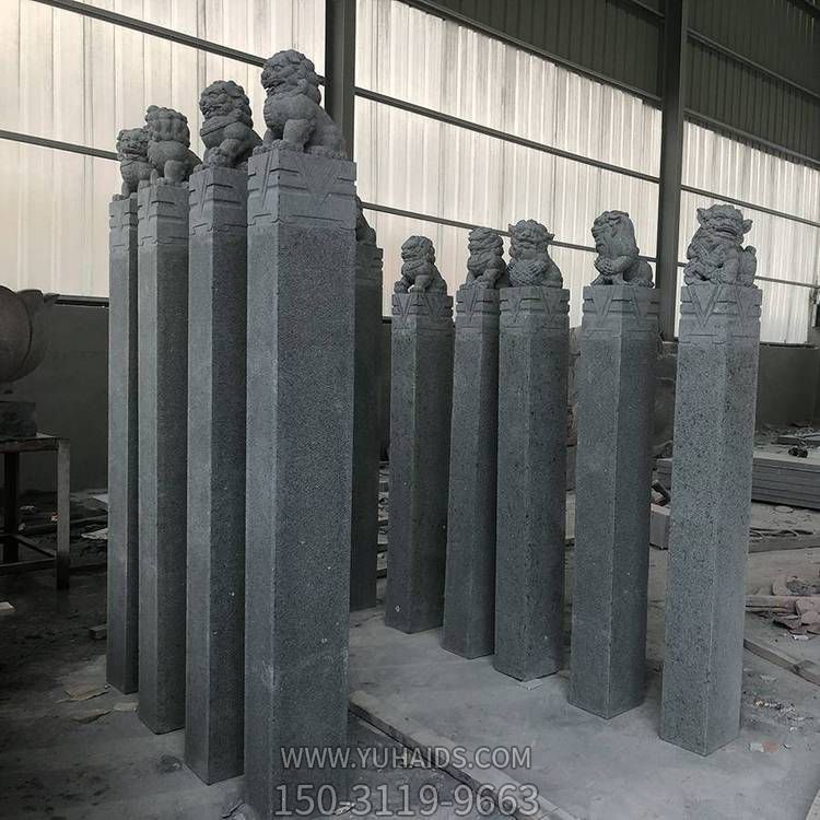 花岗岩雕刻抱鼓石拴马柱庭院门墩博鱼网页版
