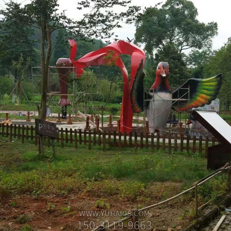 公园大型不锈钢动物景观博鱼网页版