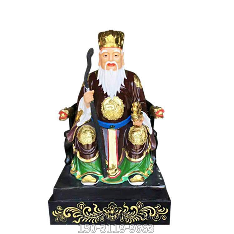玻璃钢彩绘寺庙佛像景观摆件土地公博鱼网页版
