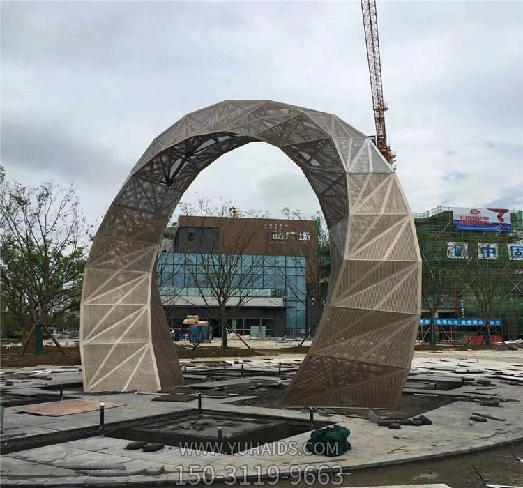 网格不锈钢广场拱门博鱼网页版