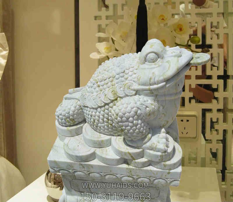 公司招财汉白玉石雕金蝉博鱼网页版