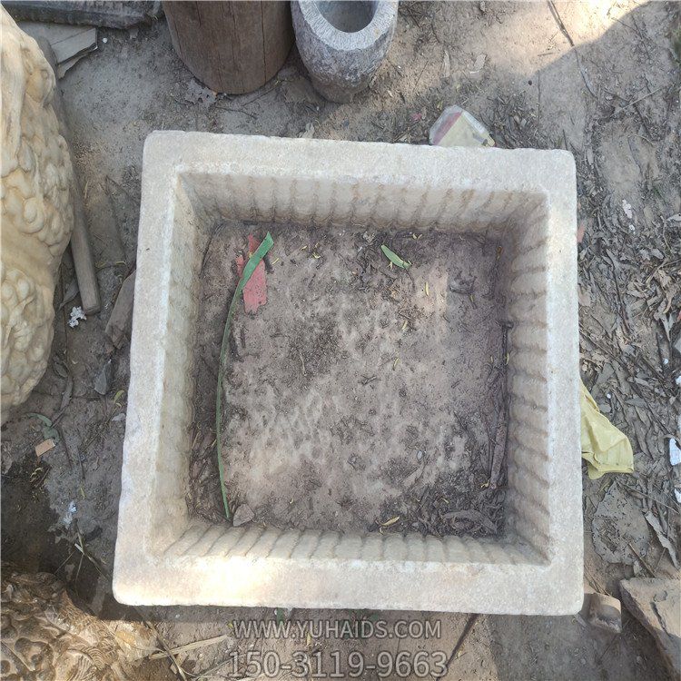 方形庭院大理石石雕老石槽博鱼网页版