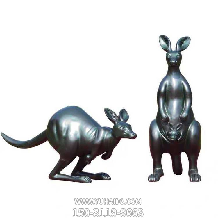 园林户外玻璃钢仿铜袋鼠博鱼网页版