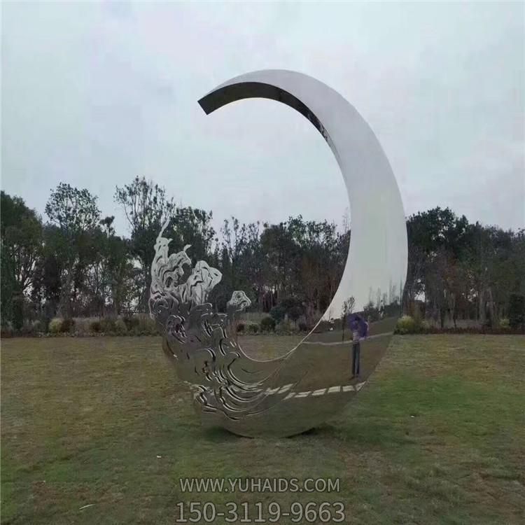 户外园林不锈钢创意月亮博鱼网页版