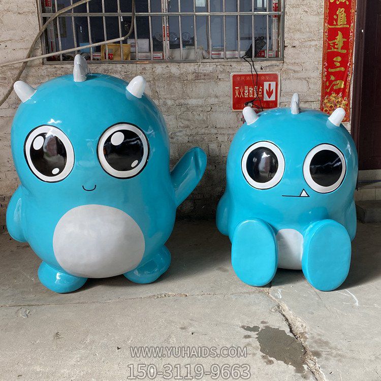 园林商场店铺玻璃钢卡通公仔摆件博鱼网页版