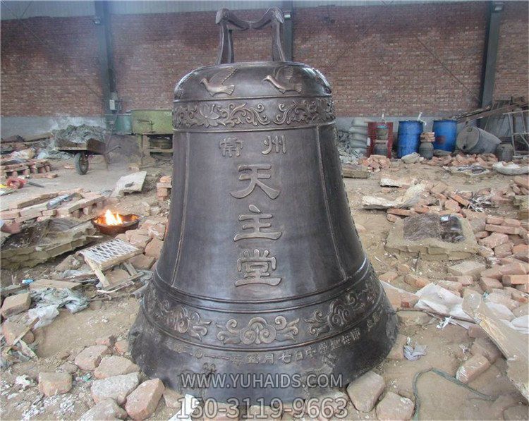 大型铜钟博鱼网页版寺庙宗教摆件