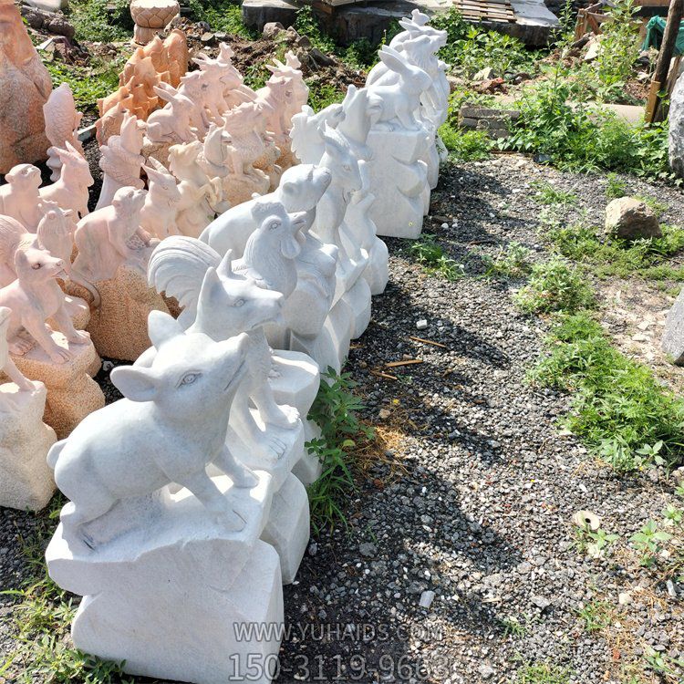 十二生肖系列动物石雕摆件博鱼网页版