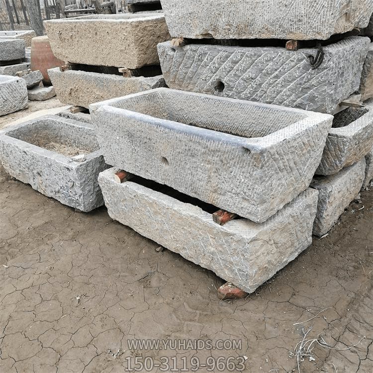 仿古做旧大理石石雕老石槽博鱼网页版