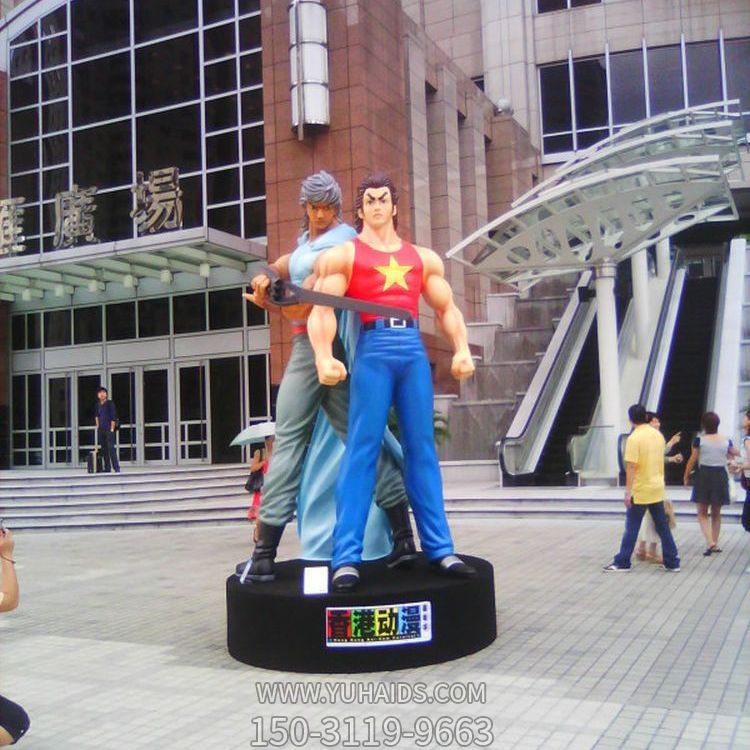 电影城玻璃钢卡通户外动漫人物博鱼网页版
