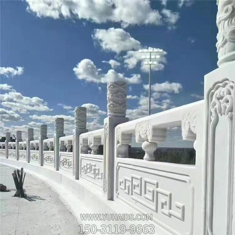 户外海边公园大理石石雕围栏博鱼网页版