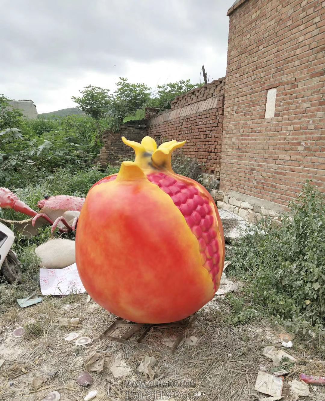 庭院玻璃钢仿真石榴博鱼网页版