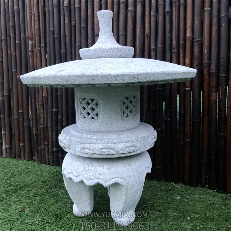 街道寺院照明仿古做旧大理石石灯博鱼网页版