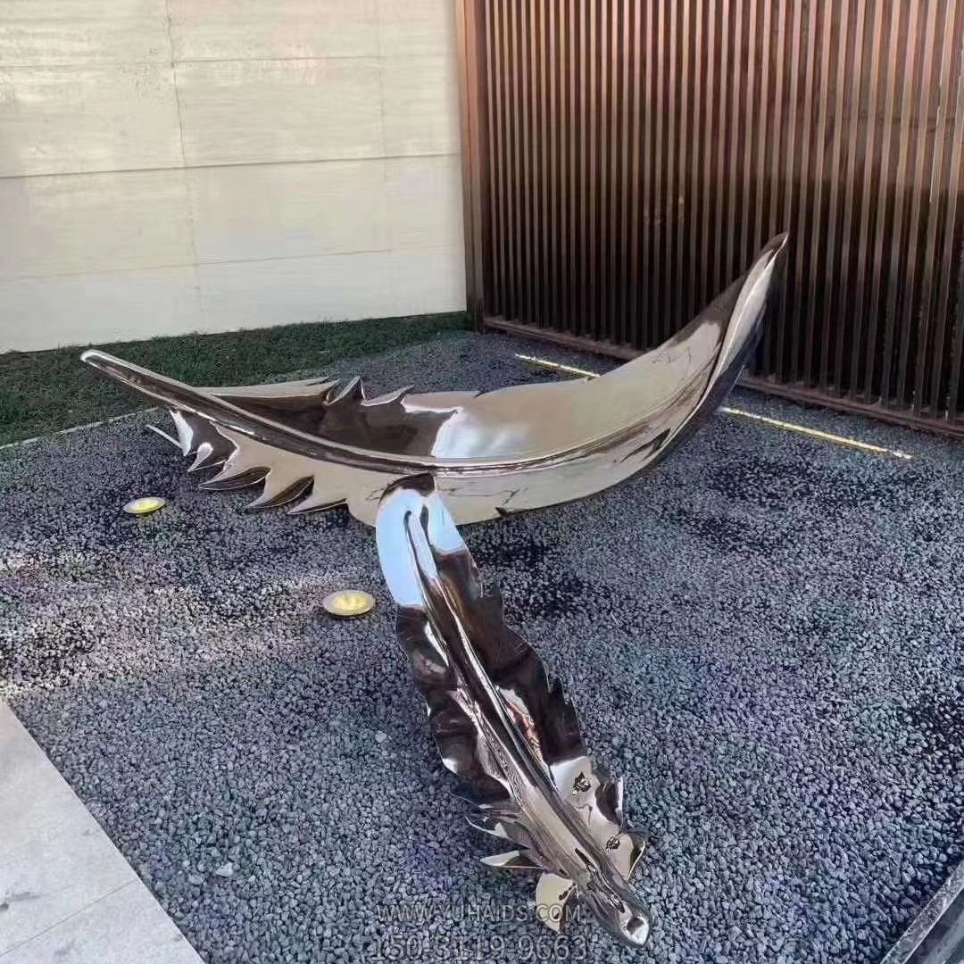 园林别墅镜面金属不锈钢羽毛博鱼网页版