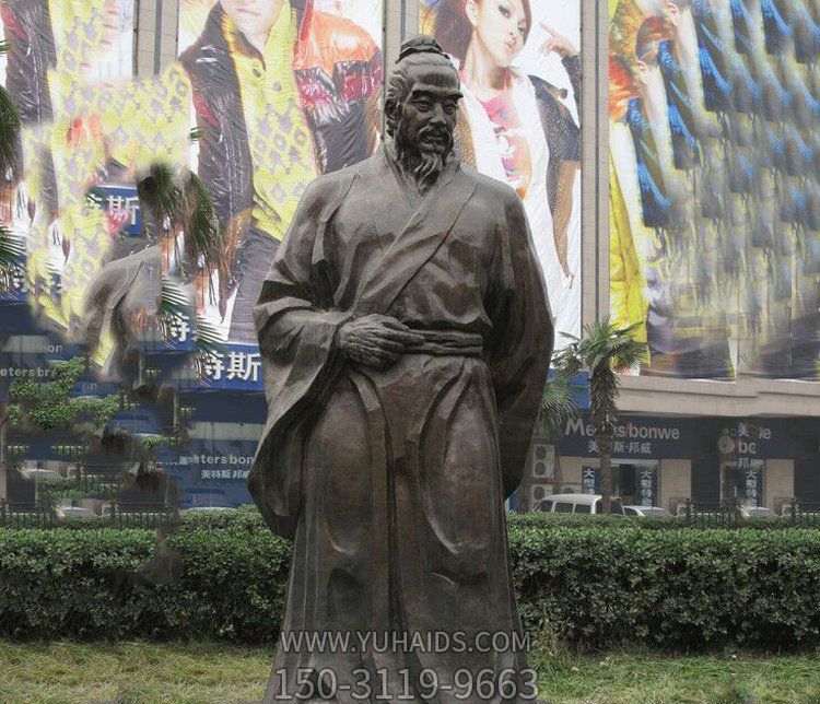 商场商业街铸造古代名人李时珍铜博鱼网页版
