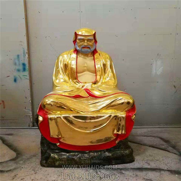 玻璃钢彩绘景区寺庙供奉十八罗汉博鱼网页版