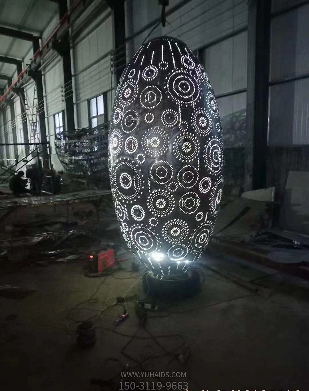 室内不锈钢花纹装饰品美陈摆件博鱼网页版