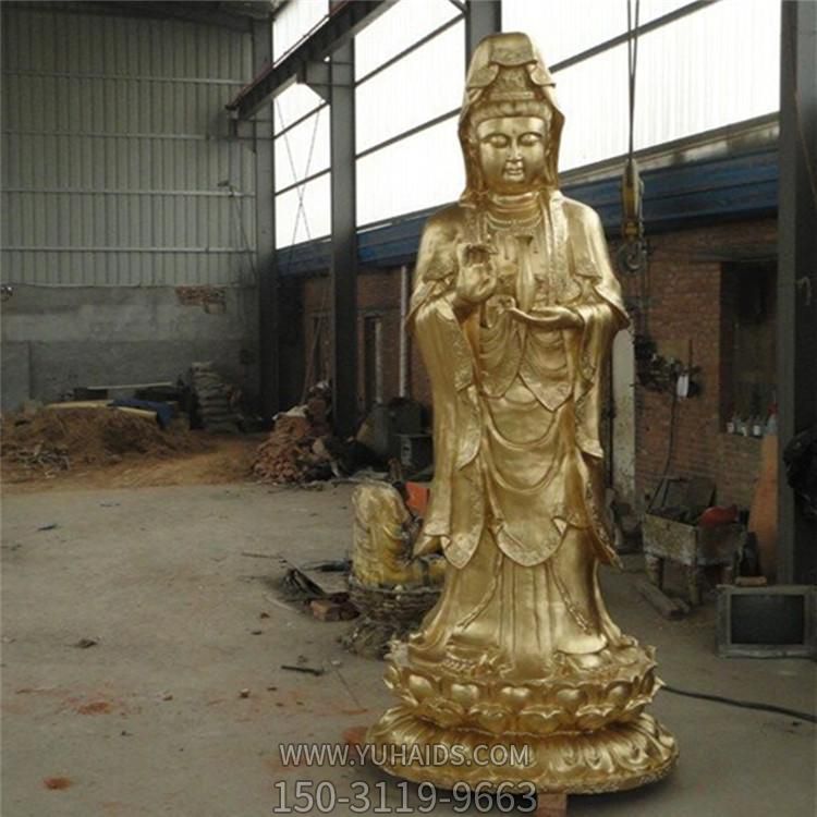 黄铜铸造观音菩萨雕像博鱼网页版