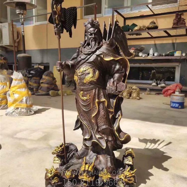 铜雕寺庙宗教大型武财神关公博鱼网页版