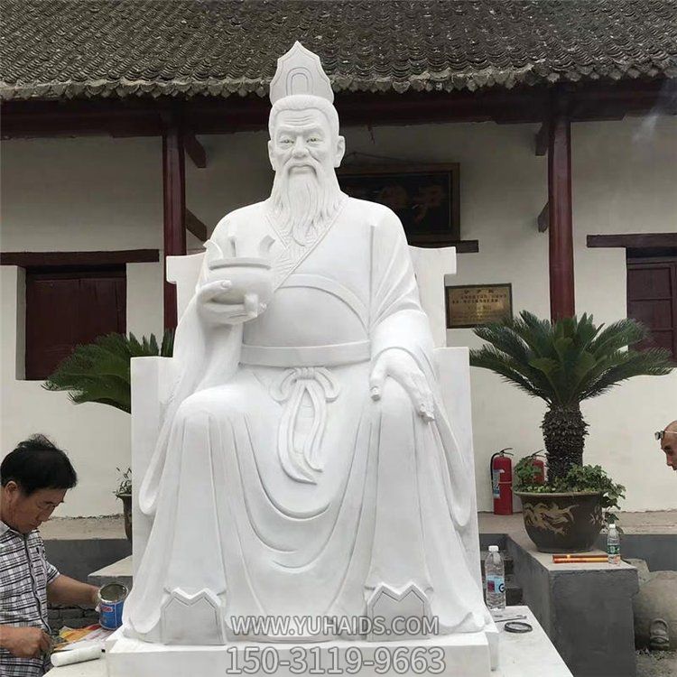孔子李时珍张仲景华佗孙思邈 汉白玉古代名人肖像博鱼网页版