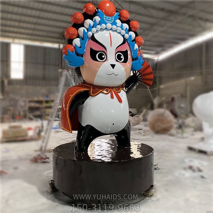 园林商场玻璃钢卡通戏曲熊猫博鱼网页版