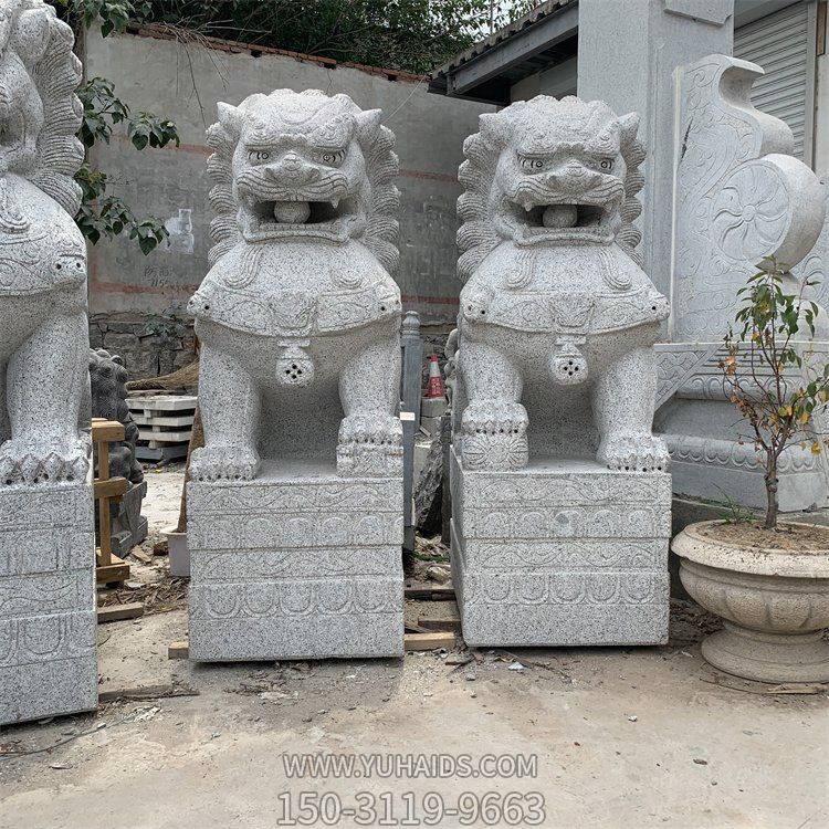 花岗岩石雕狮子大狮子博鱼网页版