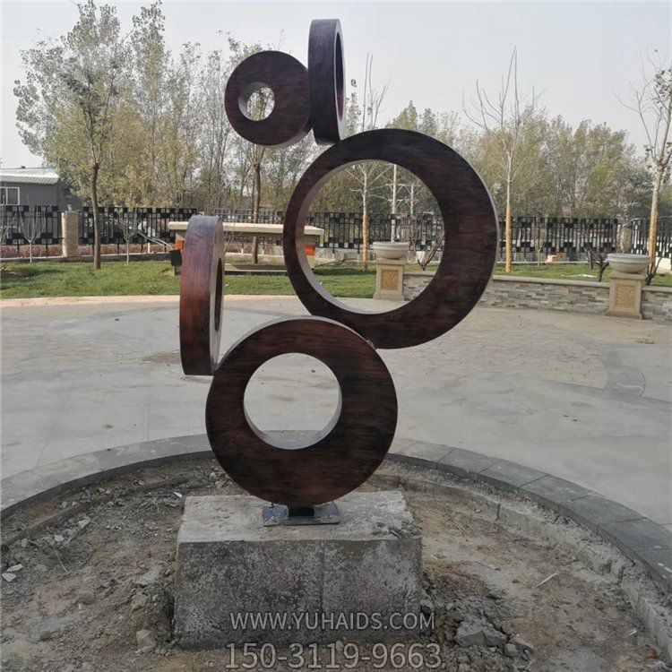 不锈钢镂空抽象标志性博鱼网页版小区公园大型景观摆件装饰