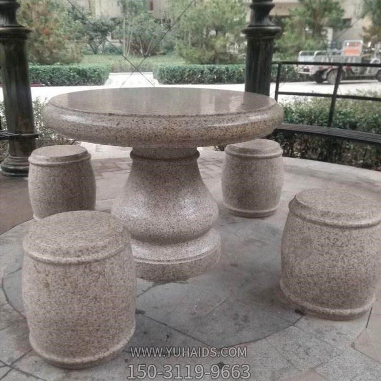 大理石砂石石雕户外园林景石桌石凳博鱼网页版