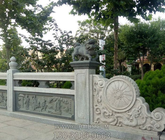 售楼部户外石桥景观浮雕人物大理石栏杆博鱼网页版