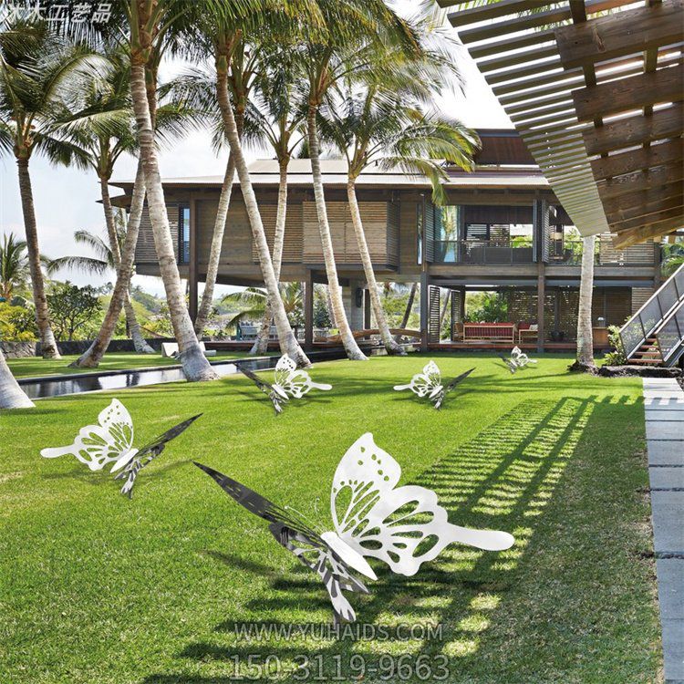 不锈钢蝴蝶，镜面蝴蝶博鱼网页版摆件