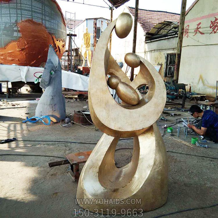 不锈钢抽象景观摆件户外公园博鱼网页版