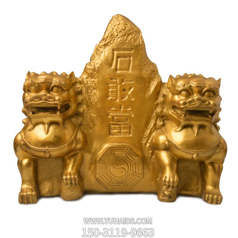 不锈钢仿铜创意石敢当户外景区狮子博鱼网页版