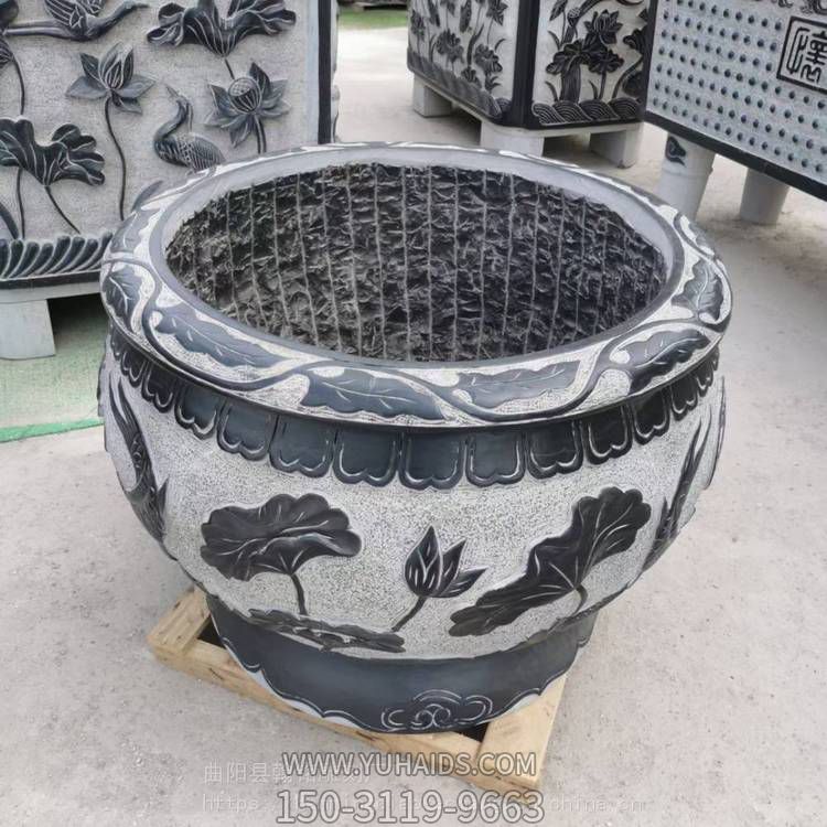 石雕仿古别墅园林养鱼荷花缸花盆博鱼网页版