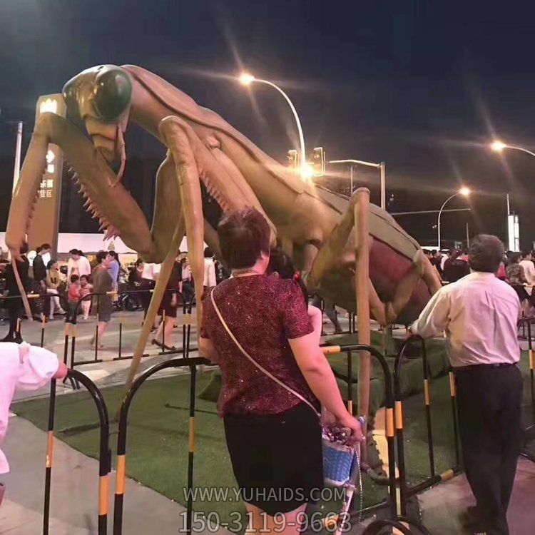 景区户外园林大型仿真动物螳螂博鱼网页版