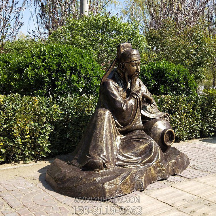 诗仙李白铜博鱼网页版像