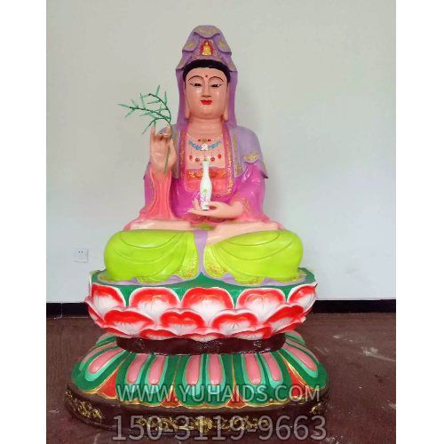 寺庙玻璃钢彩绘滴水观音博鱼网页版