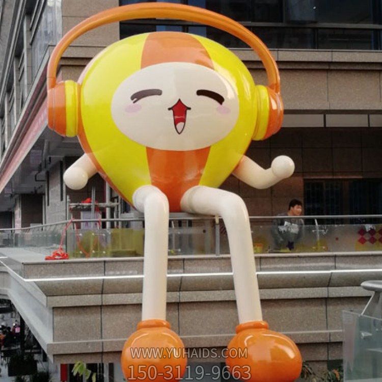 商场街头摆放玻璃钢卡通彩绘网红公仔博鱼网页版