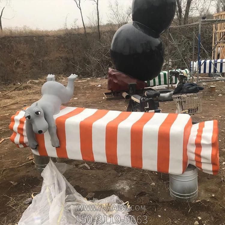 游乐园玻璃钢创意卡通糖果休闲座椅博鱼网页版