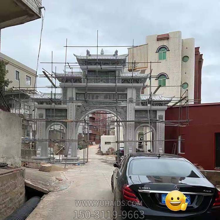 城市乡镇大型大理石石雕牌坊博鱼网页版