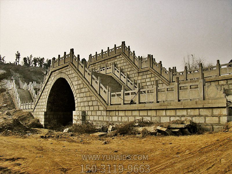 园林青砖石桥大理石栏杆扶手博鱼网页版