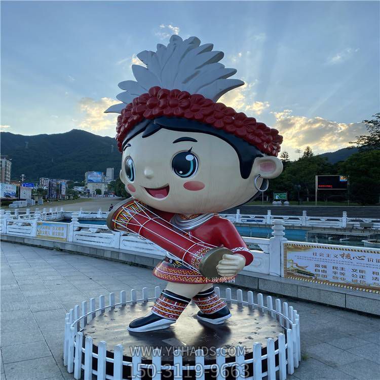 户外广场大型少数民族人物博鱼网页版