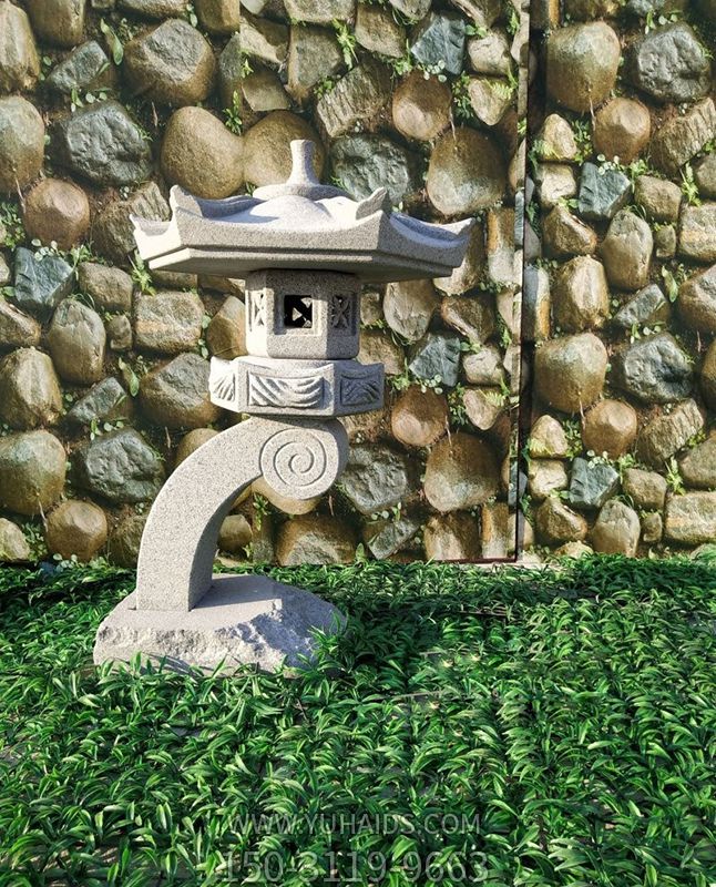 公园小型落地照明大理石灯笼装饰摆件博鱼网页版