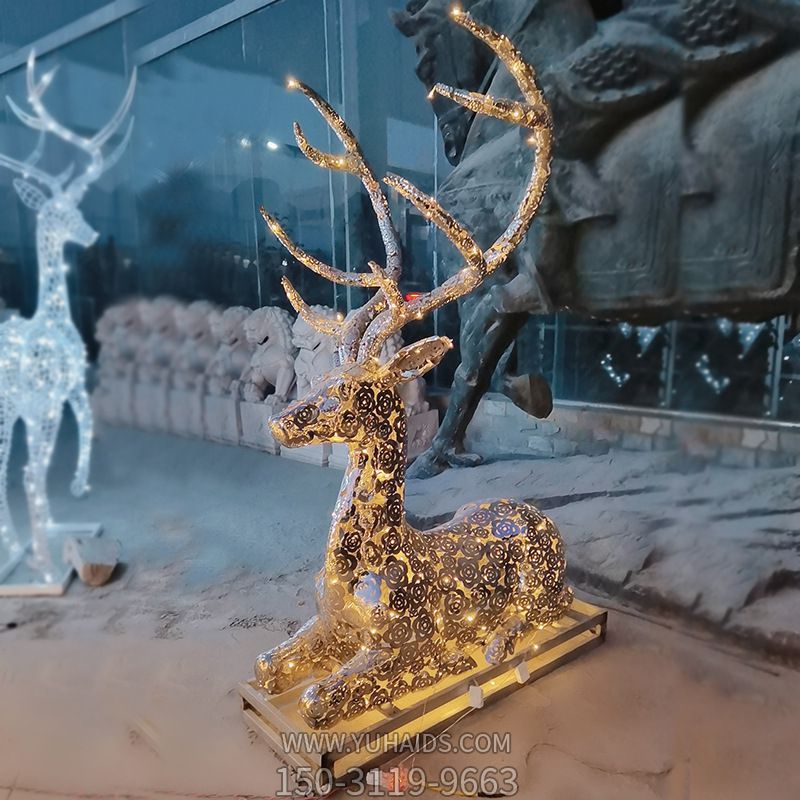 户外景区照明金色梅花鹿博鱼网页版