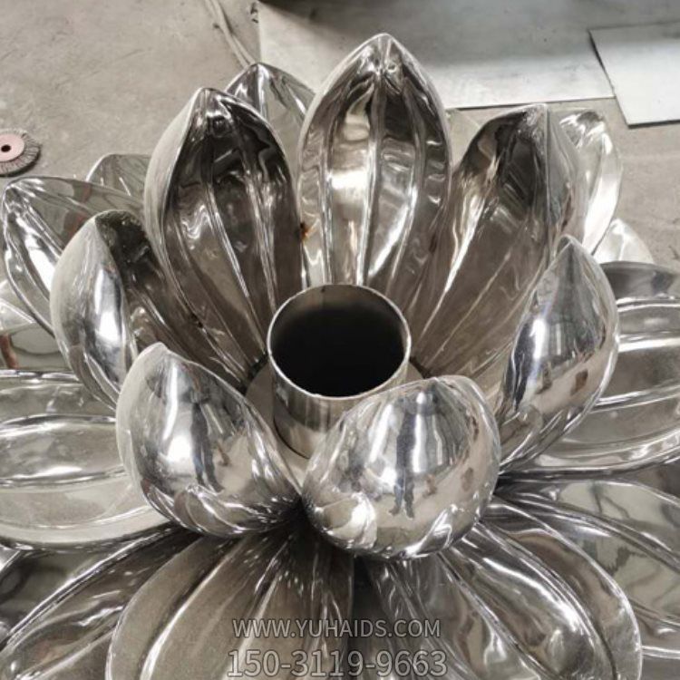 小区公园绿地装饰不锈钢荷花博鱼网页版