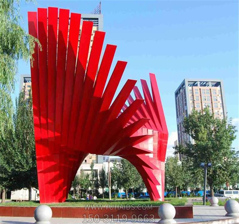 抽象不锈钢彩绘拱门博鱼网页版