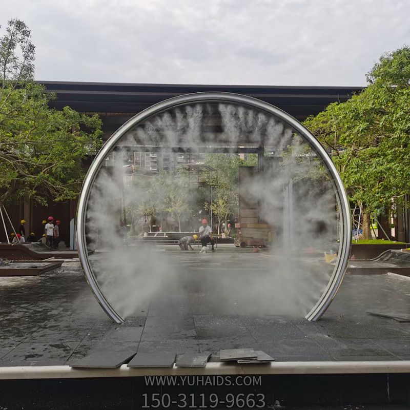 不锈钢喷雾圆环,水景装饰构件博鱼网页版
