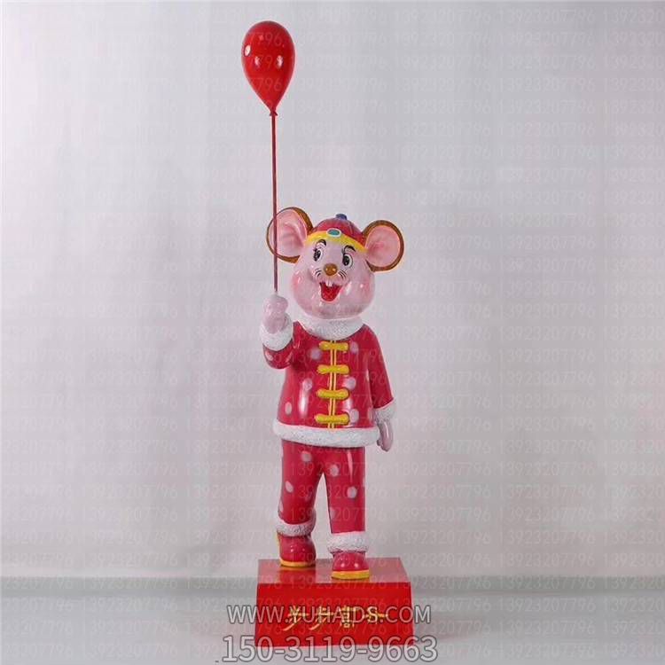 玻璃钢博鱼网页版   商场游乐场卡通老鼠