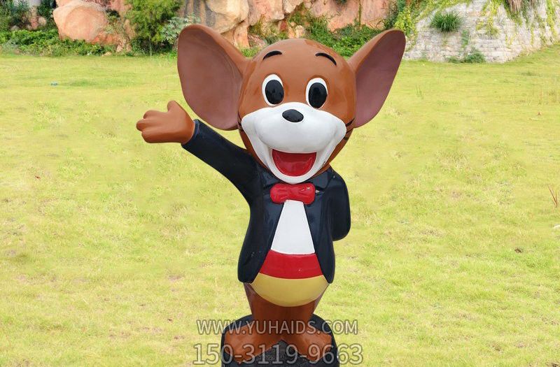 户外草坪玻璃钢装饰品老鼠博鱼网页版