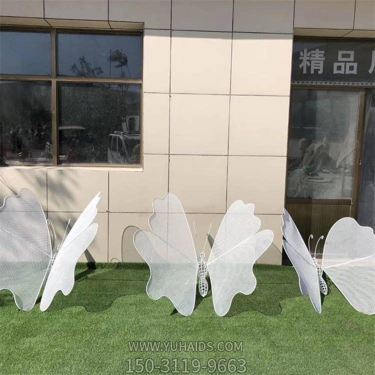 户外园林草坪不锈钢创意抽象蝴蝶博鱼网页版